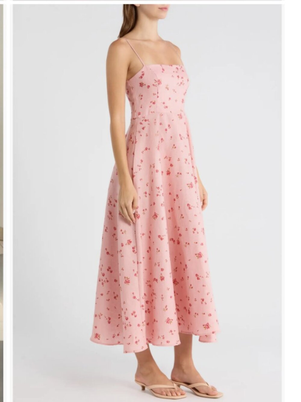 Reformation Monette Strapless Midi Dress - Noelia - Picture 8 of 10